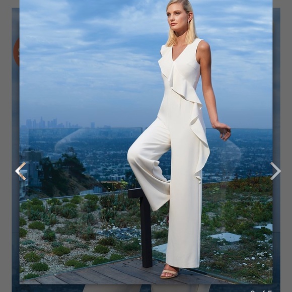 antonio melani white jumpsuit
